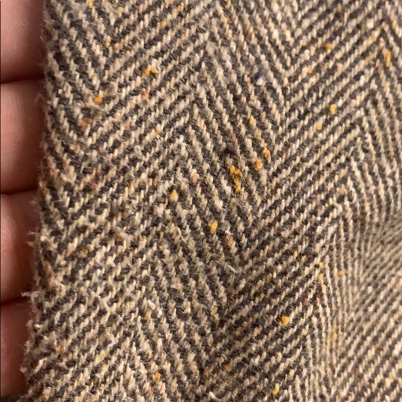 Rebecca Taylor Wool Tweed Brown Capri Pants 8 women’s academia - Picture 12 of 12